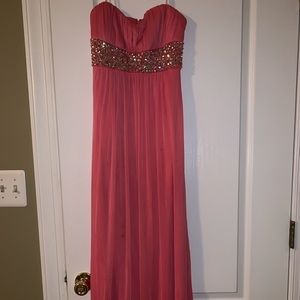 Coral Bridesmaid/ Prom Dress